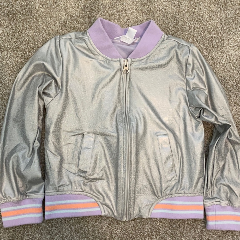 PL kids metallic jacket